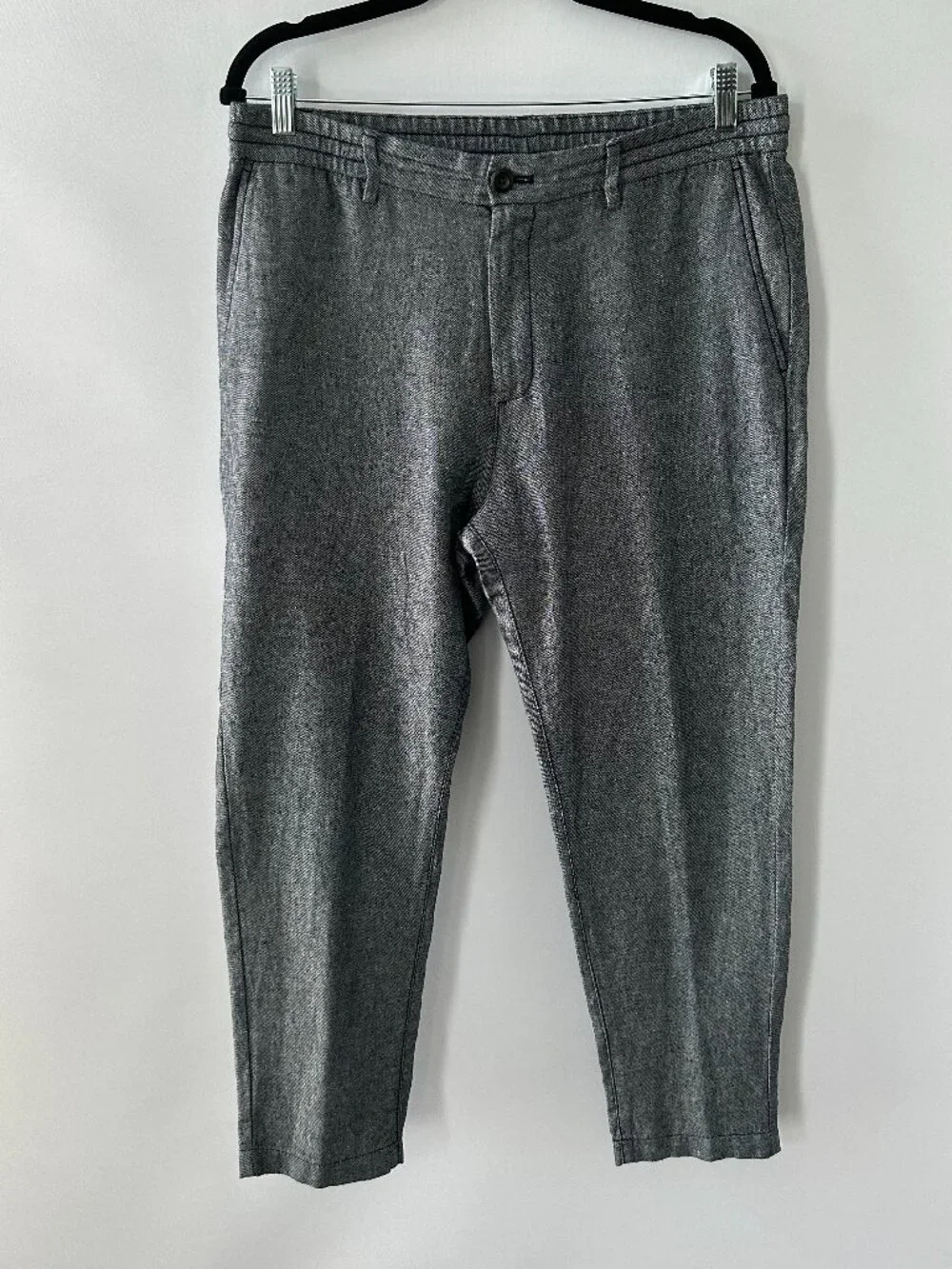 Banana Republic Gray Athletic Linen Blend Men's 32W 30L Pants